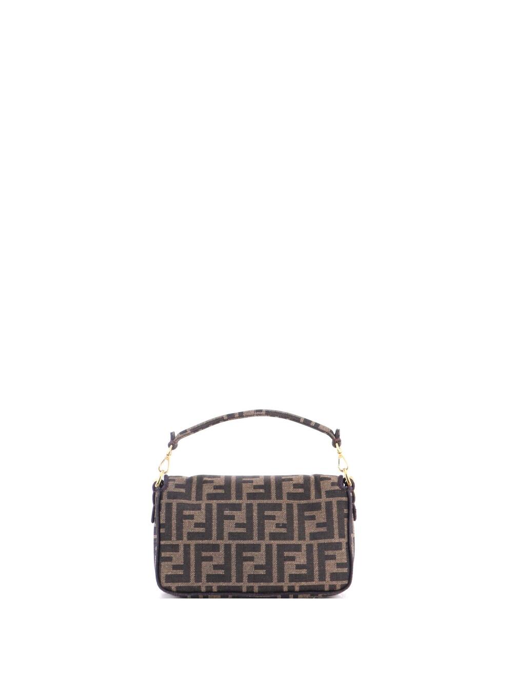 Fendi Baguette Nm Bag Zucca Canvas Mini #281289F23B - Picture 3 of 7